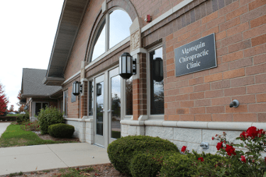 Picture of the store front of the Algonquin Chiropractic Center office in Algonquin, Illinois 60102.