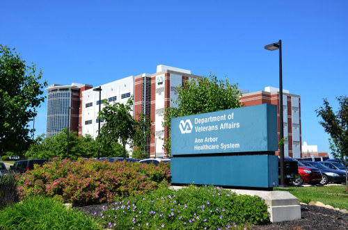 Photo of a medical center for veterans in Ann Arbor.